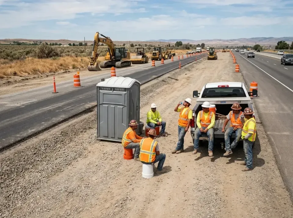 highway-road-construction-crew-007 — frequently asked questions, Porta Potty and Restroom Rentals in Brodhead, WI